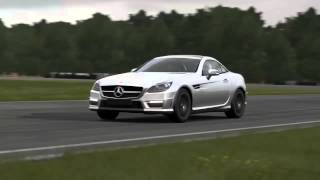 2012 MercedesBenz SLK55 AMG Top Gear Track [upl. by Etnuahs271]