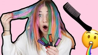 Ein KAMM der die Haare bunt färbt  😲  BibisBeautyPalace [upl. by Brinn]