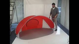 Picnic Time Manta Sun Shelter Folding Instructions [upl. by Wall]