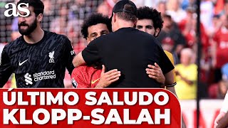 El último saludo de Salah con Klopp juzguen ustedes porque está dando que hablar en Inglaterra [upl. by Gibson871]