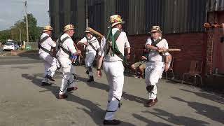 Lord Conyers Morris Men dance quotUpton Upon Severn Stick Dancequot at Bromyard Folk Festival 2023 [upl. by Annas894]