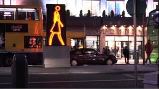 Julian Opie Walking on OConnell Street [upl. by Selohcin]