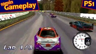 AllStar Racing  PS1 Gameplay [upl. by Zingg]