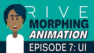 Rive morphing Animation course  Episode 7 Creating a UI [upl. by Aicsile]