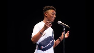 Jayvyn Morthel  Youth Speaks Teen Poetry Slam Finals 2019 [upl. by Clintock379]