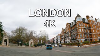 South London  London  Drive  4K [upl. by Shepherd]