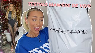 is it worth the hype HUGE MANIÈRE DE VOIR TRY ON HAUL £500 [upl. by Artenek]