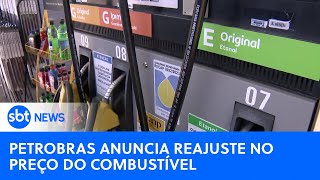 Petrobras anuncia reajuste no preço dos combustíveis a partir de sábado 21 SBTNewsnaTV201023 [upl. by Sumerlin338]