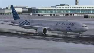 SkySpirit2012 B777 KLM Skyteam [upl. by Regnij]