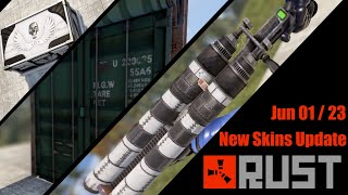 Rust New SkinsShipping Container Garage DoorNuclear Launcher DBSRIOT LR300Pirate SetSARHQM [upl. by Trumann961]