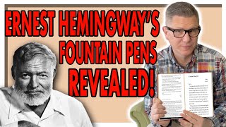 Ernest Hemingway Lost Fountain Pens Found [upl. by Ephrem387]