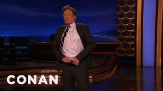 Conan Drops Trou amp Flashes His Huge Bruise  CONAN on TBS [upl. by Hales]