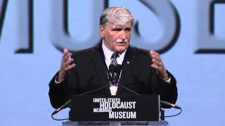 General Roméo Dallaire Accepts Museums Elie Wiesel Award [upl. by Remled705]