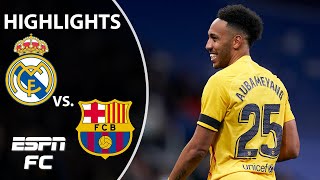 Barca thrash Real Madrid in 40 El Clasico win  LaLiga Highlights  ESPN FC [upl. by Anattar]