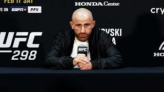 Alexander Volkanovski PostFight Press Conference  UFC 298 [upl. by Acihsay624]