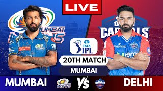 🔴 Live IPL Mumbai Indians Vs Delhi Capitals  Live Match MI vs DC  IPL Live Scores amp Commentary [upl. by Darej]