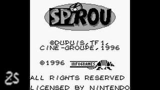 Spirou Game Boy  playthrough [upl. by Ursa]