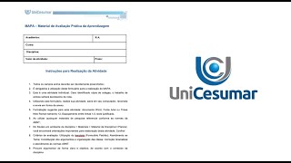 ATIVIDADE 1  PGER  IMERSÃO PROFISSIONAL MAPEAMENTO DE PROCESSOS  532024 [upl. by Georgette]