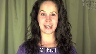 How to Pronounce the Alphabet American English Pronunciation [upl. by Derraj764]