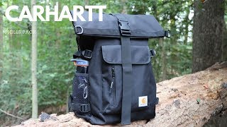 Carhartt Philis Backpack Rugged Rolltop Working Mans Everyday Carry EDC [upl. by Kameko783]