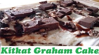 Nobake KitKat Graham Cake  KitKat ice box [upl. by Ettennod]