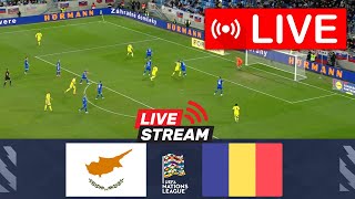 🔴LIVE  Cyprus vs Romania  UEFA Nations League 2024  Full Match Streaming [upl. by Uzial272]