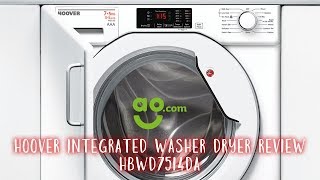 Hoover HBWD7514DA Integrated Washer Dryer Review [upl. by Eniaral]