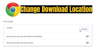 How to Change Download Location on Google Chrome  StepbyStep Guide [upl. by Nylessej]