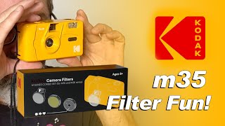 Kodak m35 35mm Camera  Part 3 Fun amp Filters [upl. by Anitsud]