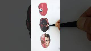 Deadpool vs Spiderman Puzzle art deadpool spiderman marvel shorts [upl. by Koah]