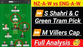 NZ A W vs ENG A W T20 Dream11  NZ A W vs ENG A W Dream11 Prediction  Newzealand A vs England A [upl. by Chuu]