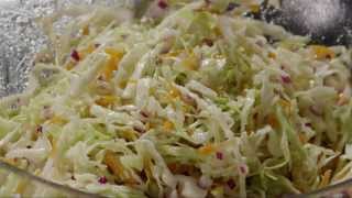 How to Make Cabbage Coleslaw  Allrecipes [upl. by Yonita477]