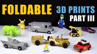 AMAZING 3D Printed Foldable Things [upl. by Aicirtak]