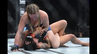 Aspen Ladd nokautuje technicznie Linę Lansberg na UFC w Gdańsku [upl. by Ytteb]