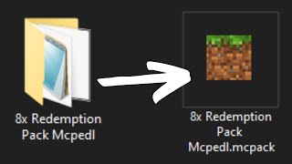 How to make a Pack folder into an MCPACK [upl. by Halilak362]