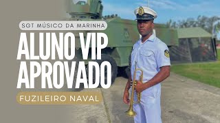 21 O Aluno VIP Nicolas Silva foi aprovado para Sargento Músico da Marinha  Trompetista [upl. by Naivad]