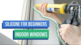 Tips for silicone around inside a window [upl. by Ennaylime]