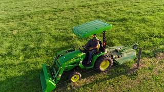 John Deere QuikKnect™ PTO Attachment System [upl. by Htirehc]