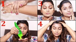 Top 5 Uses of Aloe Vera Gel  Aloe Vera Benefits for Skin amp Hair  Rose Tamil Beauty Tips [upl. by Arias95]