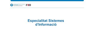 Especialitat de Sistemes dInformació Xerrada despecialitats 20232024 [upl. by Eerrehs]