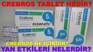 Crebros Tablet Nedir Crebros Tabletin Yan Etkileri Nelerdir Crebros Tablet Nasıl Kullanılır [upl. by Groh]