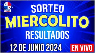 🔰🔰 EN VIVO SORTEO MIERCOLITO  12 de JUNIO de 2024  Loteria Nacional de Panamá [upl. by Odell]