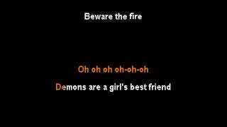 POWERWOLF  Demons Are A Girls Best Friend  clay wood karaoke [upl. by Akirea117]