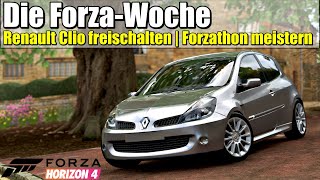 Forza Horizon 4  Die ForzaWoche  Neuen Renault Clio freischalten und Forzathon meistern S17F [upl. by Catlee]