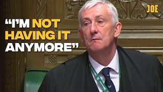 Unbelievable moment Speaker KICKS OUT Tory MP during PMQs [upl. by Bonucci13]