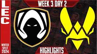 TH vs VIT Highlights  LEC Winter 2024 Week 3 Day 2  Team Heretics vs Team Vitality [upl. by Salb]