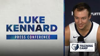 Luke Kennard  Grizzlies Media Day [upl. by Bish]