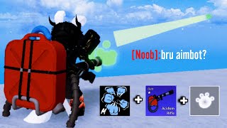 Superhuman  Acidum Rifle  Paw Skilled Build Epic Bounty Hunting Montage  Blox Fruits [upl. by Haelem]