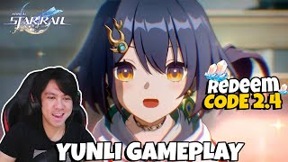 Redeem Code 24 amp YUNLI Gameplay 😱Honkai Star Rail Top up di Ditusi [upl. by Ranip97]