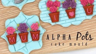 Alpha Pots Cake Decorating Mould [upl. by Shapiro]